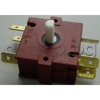 Въртящ ключ с ос за кафемашина 13(3)A250VAC,32x36x18mm,6-изв.x6.35mm,De Longhi EC-410.B,BAR-16/40