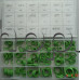 Коплект О-Пръстени Green Silicone от d5.3x1.78 до d17.05x3.53 мм,18-вида(от 10 до 20 броя),270pcs