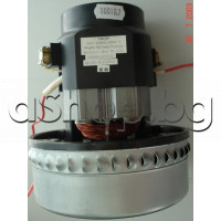 Мотор-агрегат двойна турбина за прахосмукачка-перяща 220VAC/50-60Hz/1200W,d144xH58/Hmax168mm,NingBo DeChang