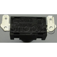 Ключ-бутон захранващ за прахосмукачка 250VAC,7/8А,On/Off,2-изв.АМП=4.8мм,23x14x15mm,KAN-J4 Nova