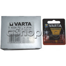 6V/100mAh,d13x25mm,Photo-Батерия,VARTA V4034 PX