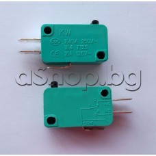 Микроключ 1-КГ(НО/НЗ),16А/250VAC,AMP=4.68мм,зелен,DONG HAI
