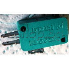 Микроключ KW3-0Z-2 със НО/НЗ,10А/250VAC,AMP=4.68мм,с отвори за закерпване,LUYE