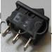 Захранващ ключ,250VAC/3A(125V/6A),On/Off(I/II),19.5x13x14мм,3-Изв./2-пол.,AMP=4.68mm