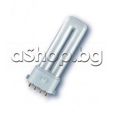 Лампа Dulux S/E 11W/840(Osram-Dulux S/E) флуоресцентна за хладилник 11W/90VAC,900Lm,цокъл 2G7,214мм,Samsung SR-L628EV