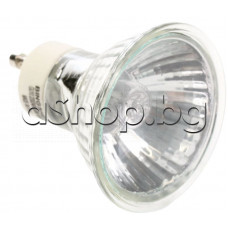 Халогенна крушка с рефлектор тип луничка 230V/50W,цокъл GU10,d50mm ,Philips,Amica ,Silverline Халогенна крушка с рефлектор тип луничка 230V/50W,цокъл GU10,d50mm ,Philips,Amica ,Silverline