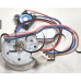 Управляващ мотор RF-300CH-11440 DC ,2V/8om(d24x13mm), 2200rpm за DVD-диск плеер с ос d2x5мм+ куплунг+ микроключ