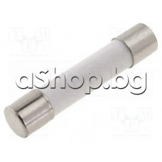 Предпазител стопяем бавен(с времезакъснение) d6.3x32mm стъклен ,4.0A/250VAC ,I1=1.0kA,Eska 632.323