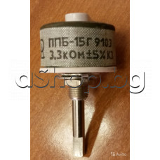 Потенциометър-47kom/15W,Жичен потенциометър за панелен монтаж M10,ос-d6x28mm,ППБ-15Г