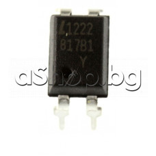 Opto-coupler,5000/70V,CTR 170-260%,200mW,LED,NPN o.B,4-DIP,PC121FN Sharp