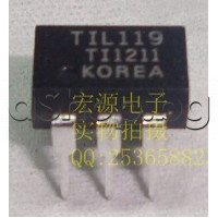 Optocoupler,1500/30V,10mA,6-DIP TIL119 Texas Instruments