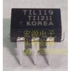 Optocoupler,1500/30V,10mA,6-DIP TIL119 Texas Instruments