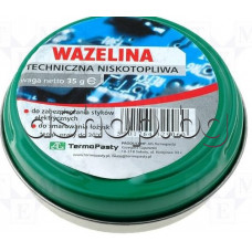Технически вазелин-бяла грес 35гр. до 30° за защита на електрически контакти,TermoPasty Wazelina-35