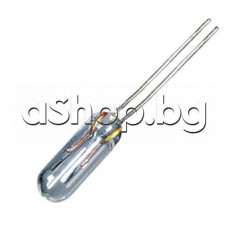 Лампа с нажежаема жичка за подсветка на индикатори/панели , Bulb d4x10mm,12V,0.04A,Lead=20mm