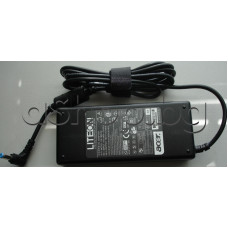 Зарядно-адаптор 100-240VAC/1.5A с изход 19V/4.74A/90W,(букса 5.5x1.7mm) за лаптоп,Acer/Extensa