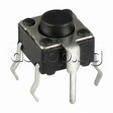 Tactile Key Switch SPST-NO,Switch Circuit- On,Mounting Type PCB,3.6 x 6 mm 52F651