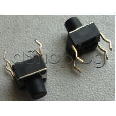 Tact switch,6x6x7.0mm,бутонче-3.8мм,с 4-извода за хориз.печатен монтаж,50V/50mA