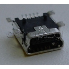 USB-B mini 5-изв.букса женска за печатен монтаж SMD-вариант