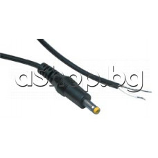 Захранващ мъжки жак с кабел за дискмен SONY,d1.7xd4.0xL9.0mm,кабел-1.5м
