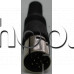 13-Изводен мъжки куплунг DIN - кръгъл  за монитор с протектор за кабела,SE-DIO 13 Multi-pin connector