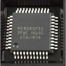 8 Bit MCU Flash 32K,68HC908,RAM-256B,8MHz,0...+70°C,44-QFP,FREESCALE SEMICONDUCTOR