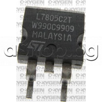 Voltage Regulator,+5V,1A,TO-220Z(smd),D2-Pak,L7805C2T/ST