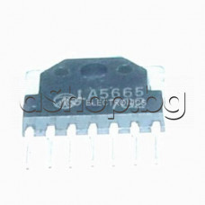 IC,Reset,+15,5V/350mA,+5,6V/100mA.,7-SIL ,Sanyo LA5665