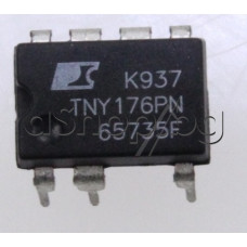 IC, Tiny Switch-LT,low power off-line switcher.85-265VAC/10-19W,230VAC/7-15W,8/7-DIP ,TNY176PN Power Integrator