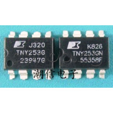 Tiny Switch,low power off-line switcher.85-265VAC/0-2W,230VAC/0-4W,8-MDIP/SOIC,TNY253GN Power Integrations