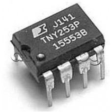 IC,Tiny Switch,low power off-line switcher.85-265VAC/0-2W,230VAC/0-4W,8-DIP ,PI TNY253PN