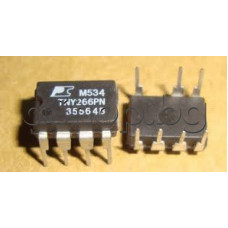 Tiny Switch-II,low power off-line switcher.85-265VAC/6-9.5W,230VAC/10-15W,8/7-DIP ,Power Integrations TNY266PN