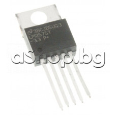 IC, Step down switch.fixed 3.3V/1A out,1.0A,5% Step,Uin=4-40V,TO-220/5 ,NSC LM2575T-3.3/NOPB