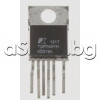 IC ,TOP Switch-GX,85-265VAC/40W,230VAC/26W,700V,132/66kHz,TO-220/6 ,TOP245YN