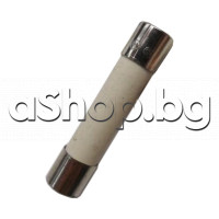 Стопяем предпазител-бавен ,Time Delay,10.0A/500VAC,6x32 mm,(T),керамичен с кварцов пясък,черен/бял ,Siba 189140.10/70 065 05
