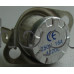 Термостат за 220°C,НЗ,250VAC/16A,кръгъл с керамично тяло изв.amp=6.35mm,закр.с фланец