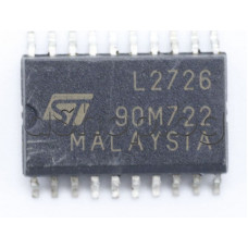 IC ,Dual,lo-drop,hi-power,28V,1A,20-MDIP ,STMicroelectronics L2726