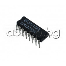 IC, Dual,Transconductance,±18V,16-DIP ,National Semiconductor LM13700N