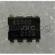 IC-OP,Dual,hi-current,±18V,70mA,-20..+75°,8-DIP ,NJM4556AD JRC