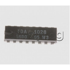 IC ,Quad, (NF-AF Select),two channel audio amplifier ,16-DIP ,Philips TDA1028