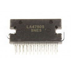 IC,Car stereo-4xNF-E,18V,4.5A,4x48W(BTL,14.4V/4om/1kHz),25-SQL ,LA47505