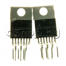 IC ,CTV,VA-driver,VA-E,Vcc2=34V,Vcc6=70V,9W ,TO-220/7 ,Sanyo LA78040B
