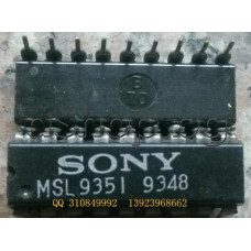 IC,Dual Bargraph Display,18-DIP SONY(8-759-993-51) , MSL9351 from cassette deck SONY