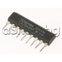 IC ,FM-PLL-Stereo-Decoder,9-SIP ,Toshiba TA7343AP