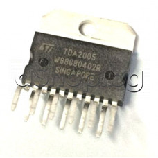 IC ,2xNF-E,28V,3.5A,2x10W(14V/2om),11-SQL ,STMicroelectronics TDA2005