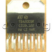 IC ,2xNF-E,28V,3.5A,2x10W(14V/2om),11-SQL ,STMicroelectronics TDA2005R