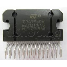 IC, 4xNF-E,28V,9A,4x45W(4x30w/14.4V/4om),BTL+HSD+out.DCoffset det.,27-SQL,ST Microelectronics,ETDA7560A
