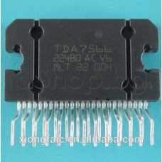 IC,4xNF-E,28V,6A,4x40W(4x25w/14.4V/4om),BTL,Full I2C-Bus driving,25-SQL,TDA7566 ST Microelectronics