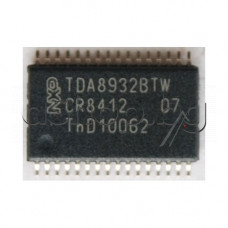IC,Class-D amplifier,2x15W/4om,1x30W/BTL/8om,Vcc ±5...18V,32-HTSSOP(SOT-549-1)