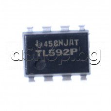 IC , Video-Wideband amplif.16V,120MHz,8-DIP ,Texas Instruments TL592BP