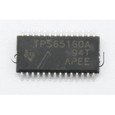 IC,Bias power supply fro TV and Monitor TFT LCD panels,19.5V overl.prot.-40...+85°C,28-SMDIP(HTSSOP),TI TPS65160A